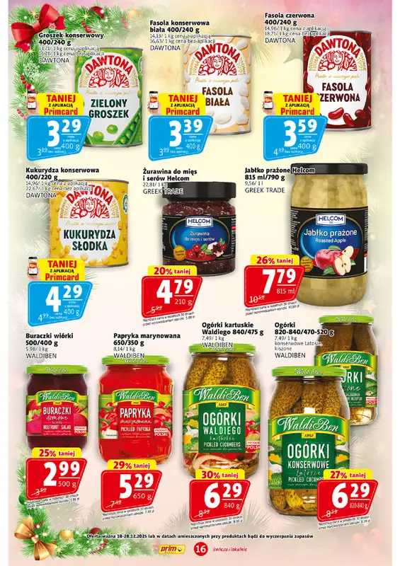 Prim Market - gazetka promocyjna Gazetka od czwartku 18.12 do niedzieli 28.12 - strona 16