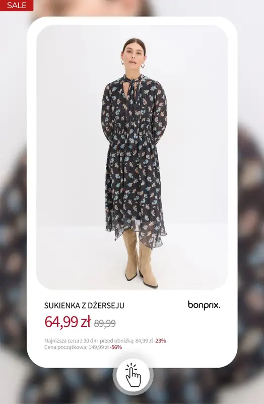 bonprix - gazetka promocyjna SALE - Sukienki do -50% od środy 17.12 do wtorku 23.12 - strona 10