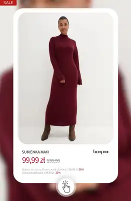 bonprix - gazetka promocyjna SALE - Sukienki do -50% od środy 17.12 do wtorku 23.12 - strona 19