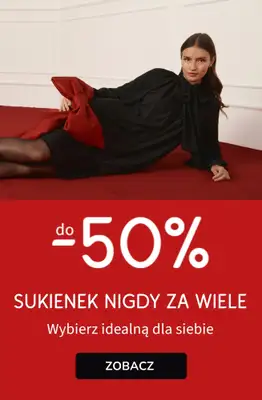 bonprix - gazetka promocyjna SALE - Sukienki do -50% od środy 17.12 do wtorku 23.12