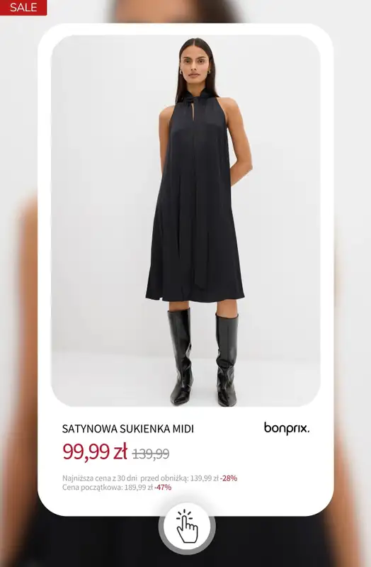 bonprix - gazetka promocyjna SALE - Sukienki do -50% od środy 17.12 do wtorku 23.12 - strona 8