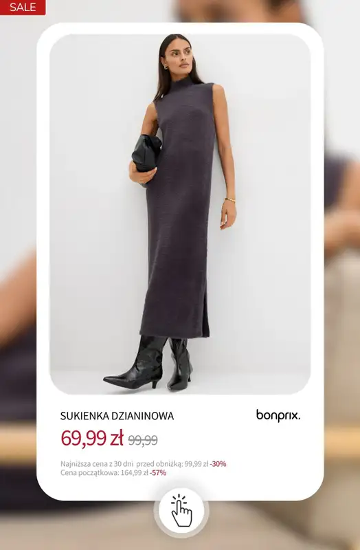 bonprix - gazetka promocyjna SALE - Sukienki do -50% od środy 17.12 do wtorku 23.12 - strona 5