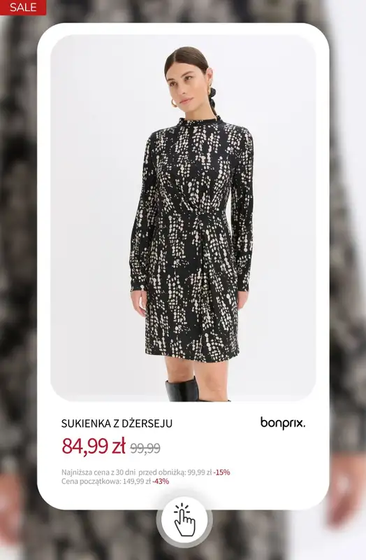 bonprix - gazetka promocyjna SALE - Sukienki do -50% od środy 17.12 do wtorku 23.12 - strona 15