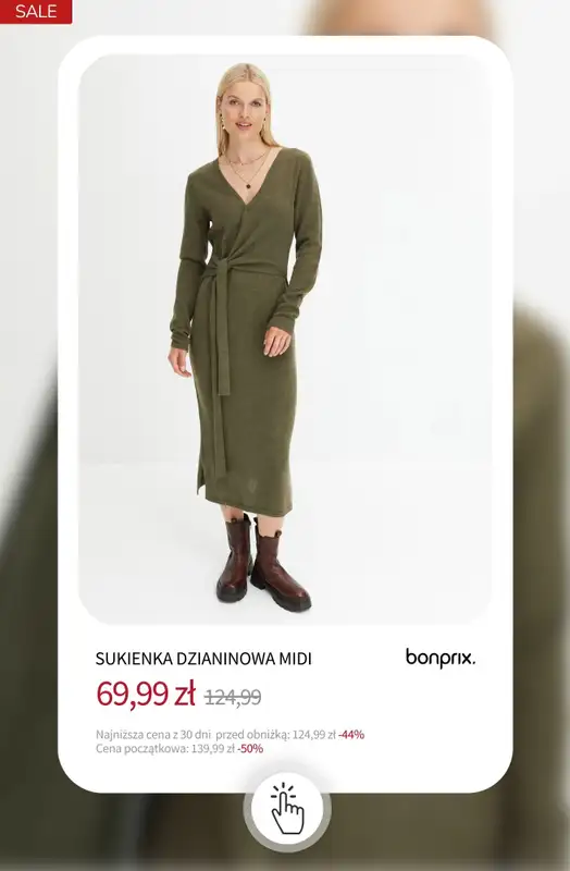 bonprix - gazetka promocyjna SALE - Sukienki do -50% od środy 17.12 do wtorku 23.12 - strona 2