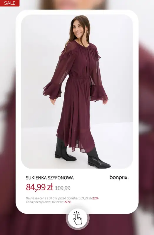 bonprix - gazetka promocyjna SALE - Sukienki do -50% od środy 17.12 do wtorku 23.12 - strona 17