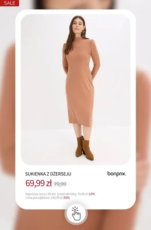 bonprix - gazetka promocyjna SALE - Sukienki do -50% od środy 17.12 do wtorku 23.12 - strona 9