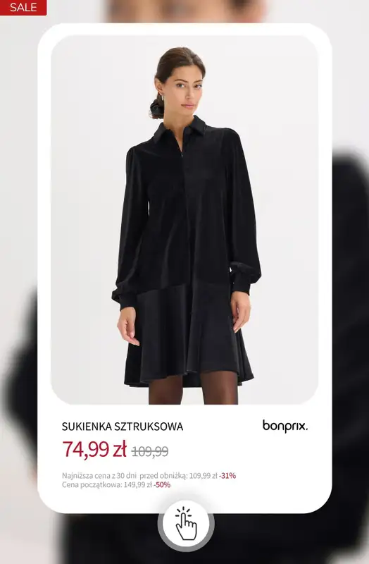 bonprix - gazetka promocyjna SALE - Sukienki do -50% od środy 17.12 do wtorku 23.12 - strona 20