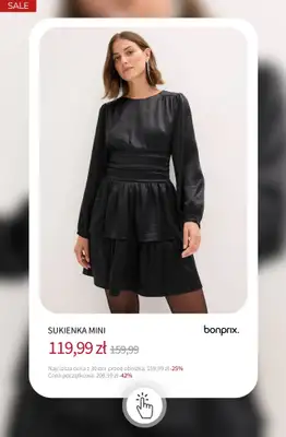 bonprix - gazetka promocyjna SALE - Sukienki do -50% od środy 17.12 do wtorku 23.12 - strona 22