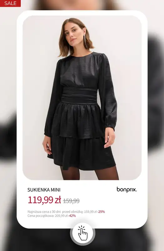 bonprix - gazetka promocyjna SALE - Sukienki do -50% od środy 17.12 do wtorku 23.12 - strona 22