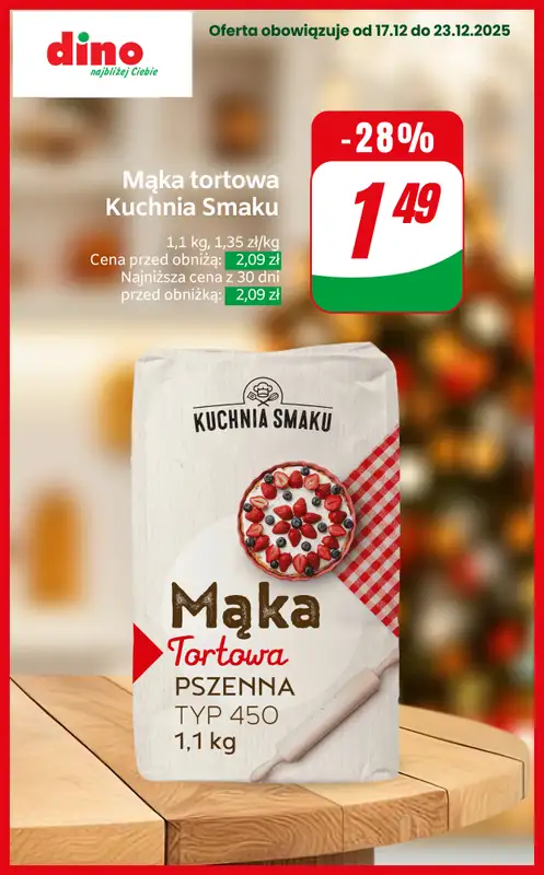 Dino - gazetka promocyjna TANIEJ na Święta - sprawdź okazje! od czwartku 18.12 do wtorku 23.12 - strona 9