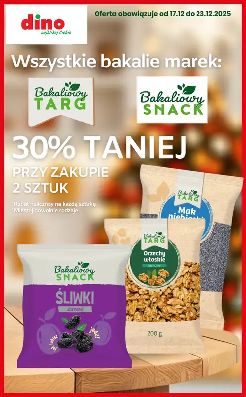 Dino - gazetka promocyjna TANIEJ na Święta - sprawdź okazje! od czwartku 18.12 do wtorku 23.12 - strona 7