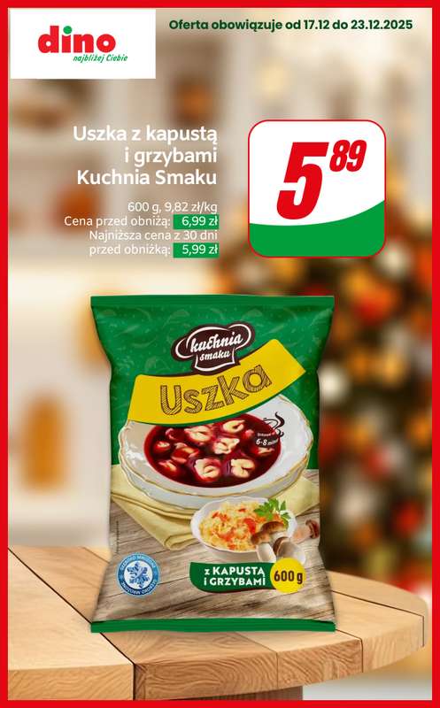Dino - gazetka promocyjna TANIEJ na Święta - sprawdź okazje! od czwartku 18.12 do wtorku 23.12 - strona 6