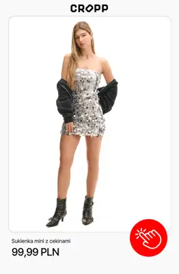 Cropp - gazetka promocyjna Imprezowy look na Sylwestra – dla niej od środy 17.12  - strona 7