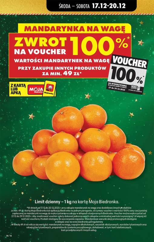 Biedronka - gazetka promocyjna Świąteczne PROMOCJE! od środy 17.12 do soboty 20.12 - strona 3