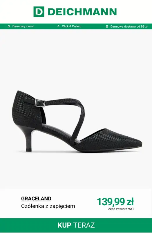 Deichmann - gazetka promocyjna Czółenka na specjalne okazje od środy 17.12  - strona 8