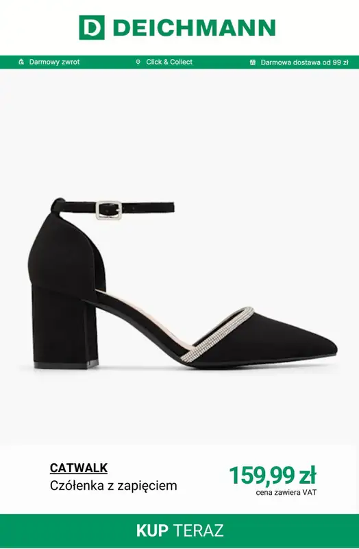 Deichmann - gazetka promocyjna Czółenka na specjalne okazje od środy 17.12  - strona 7