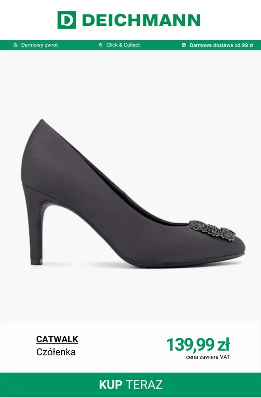 Deichmann - gazetka promocyjna Czółenka na specjalne okazje od środy 17.12  - strona 3