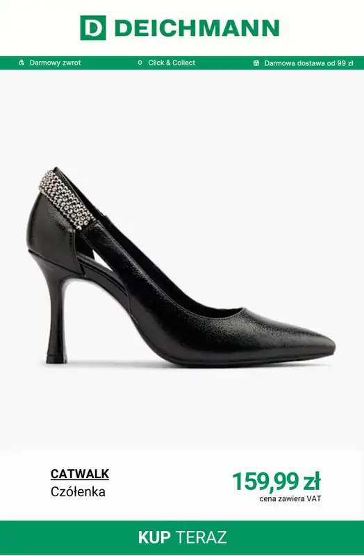 Deichmann - gazetka promocyjna Czółenka na specjalne okazje od środy 17.12  - strona 9