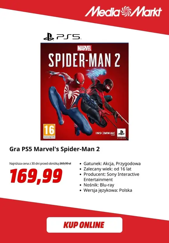 Media Markt - gazetka promocyjna Wyprzedaż PS5 - Konsole, Kontrolery, Akcesoria & Gry od środy 17.12 do czwartku 18.12 - strona 6