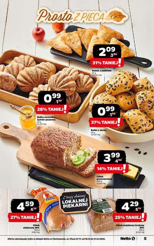 Netto - gazetka promocyjna Chotomów - Wielkie otwarcie już w czwartek 18.12 od czwartku 18.12 do niedzieli 21.12 - strona 5