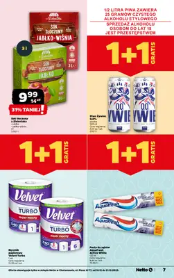 Netto - gazetka promocyjna Chotomów - Wielkie otwarcie już w czwartek 18.12 od czwartku 18.12 do niedzieli 21.12 - strona 7