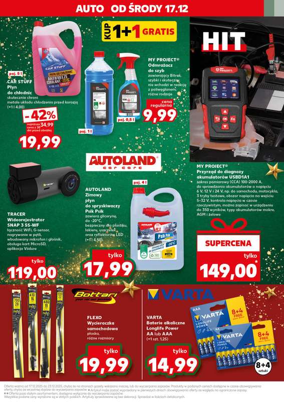 Kaufland - gazetka promocyjna Oferta Kaufland - Non Food od środy 17.12 do wtorku 23.12 - strona 17