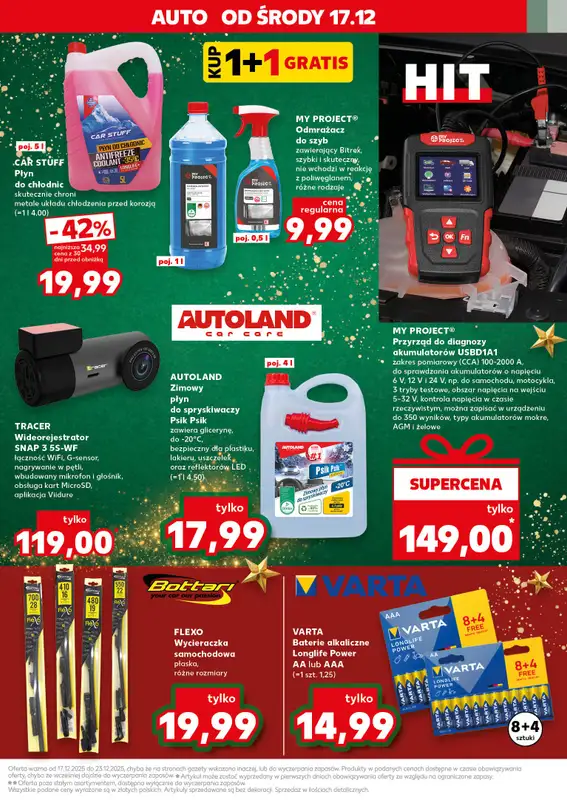 Kaufland - gazetka promocyjna Oferta Kaufland - Non Food od środy 17.12 do wtorku 23.12 - strona 17