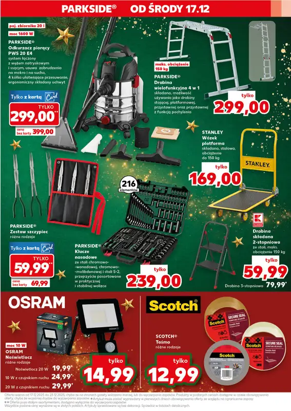 Kaufland - gazetka promocyjna Oferta Kaufland - Non Food od środy 17.12 do wtorku 23.12 - strona 5