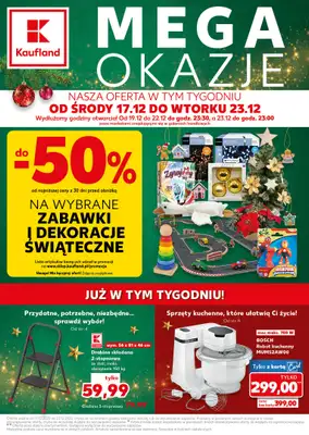 Kaufland - gazetka promocyjna Oferta Kaufland - Non Food od środy 17.12 do wtorku 23.12