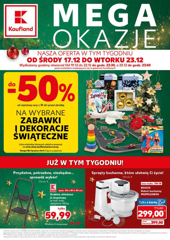 Kaufland - gazetka promocyjna Oferta Kaufland - Non Food od środy 17.12 do wtorku 23.12