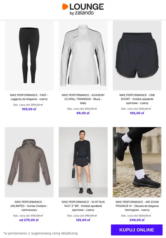 Lounge by Zalando - gazetka promocyjna Specjalne okazje: Nike Performance od środy 17.12 do soboty 20.12 - strona 10