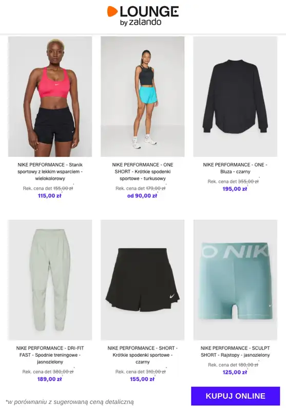 Lounge by Zalando - gazetka promocyjna Specjalne okazje: Nike Performance od środy 17.12 do soboty 20.12 - strona 9