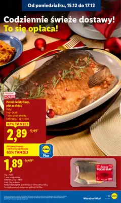 Lidl - gazetka promocyjna Oferta od poniedziałku od poniedziałku 15.12 do środy 17.12 - strona 3