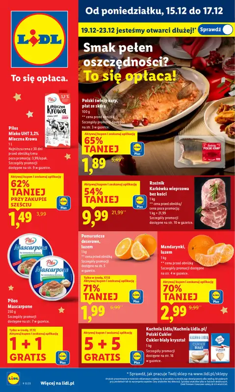 Lidl - gazetka promocyjna Oferta od poniedziałku  