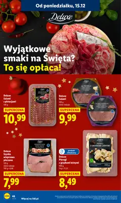 Lidl - gazetka promocyjna Oferta od poniedziałku od poniedziałku 15.12 do środy 17.12 - strona 50