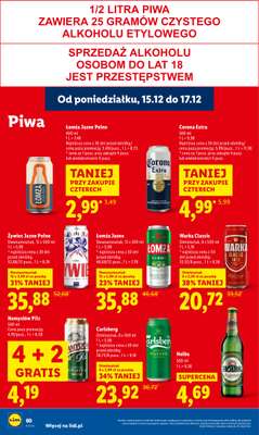 Lidl - gazetka promocyjna Oferta od poniedziałku od poniedziałku 15.12 do środy 17.12 - strona 62
