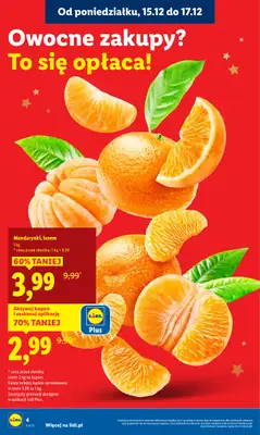 Lidl - gazetka promocyjna Oferta od poniedziałku od poniedziałku 15.12 do środy 17.12 - strona 4