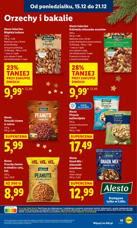 Lidl - gazetka promocyjna Oferta od poniedziałku od poniedziałku 15.12 do środy 17.12 - strona 57