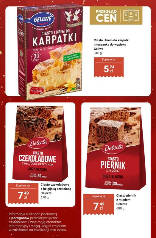 Dino - gazetka promocyjna Świąteczne wypieki - przegląd cen od czwartku 18.12 do środy 24.12 - strona 12