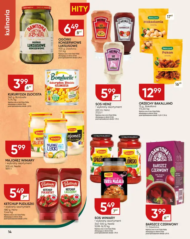 Chata Polska - gazetka promocyjna Gazetka od poniedziałku 29.12 do poniedziałku 05.01 - strona 14