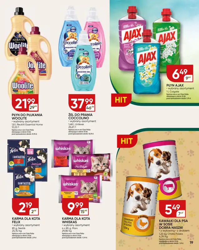 Chata Polska - gazetka promocyjna Gazetka od poniedziałku 29.12 do poniedziałku 05.01 - strona 19