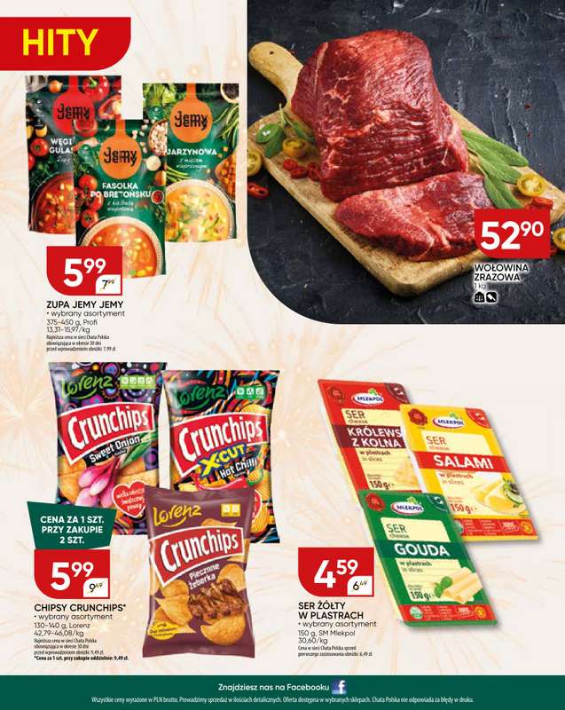 Chata Polska - gazetka promocyjna Gazetka od poniedziałku 29.12 do poniedziałku 05.01 - strona 20