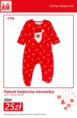 KiK - gazetka promocyjna Do -30% na piżamy świąteczne dla całej rodziny od środy 17.12 do niedzieli 21.12 - strona 13