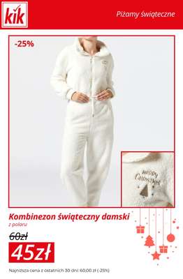 KiK - gazetka promocyjna Do -30% na piżamy świąteczne dla całej rodziny od środy 17.12 do niedzieli 21.12 - strona 5