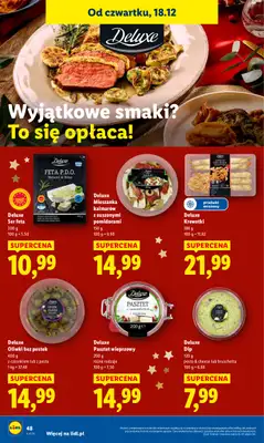 Lidl - gazetka promocyjna Oferta od czwartku od czwartku 18.12 do niedzieli 21.12 - strona 52