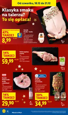 Lidl - gazetka promocyjna Oferta od czwartku od czwartku 18.12 do niedzieli 21.12 - strona 46