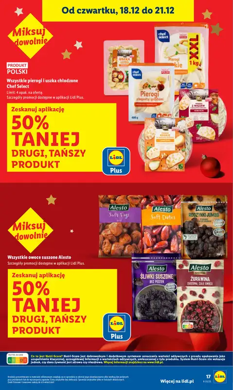 Lidl - gazetka promocyjna Oferta od czwartku od czwartku 18.12 do niedzieli 21.12 - strona 17
