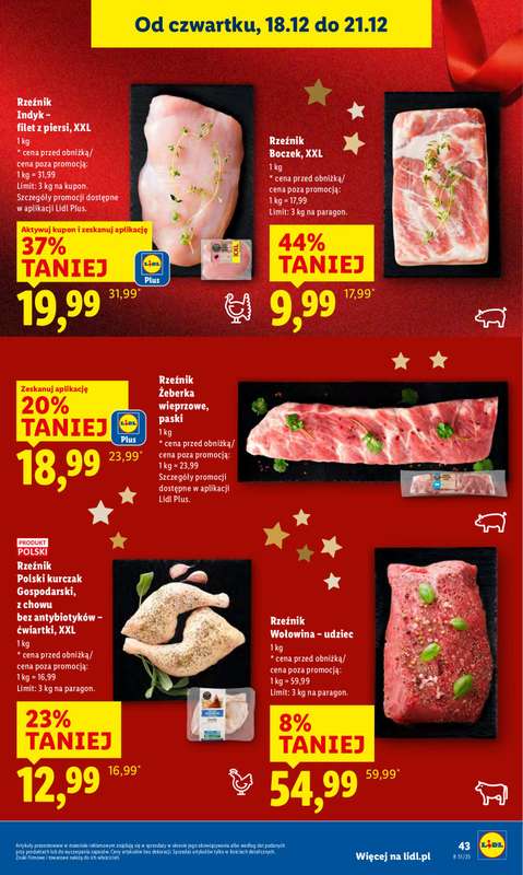 Lidl - gazetka promocyjna Oferta od czwartku od czwartku 18.12 do niedzieli 21.12 - strona 47