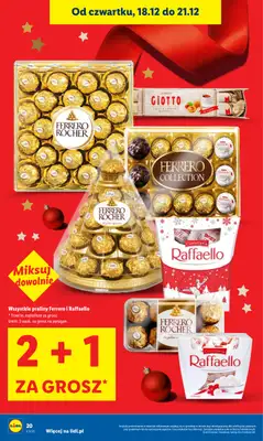 Lidl - gazetka promocyjna Oferta od czwartku od czwartku 18.12 do niedzieli 21.12 - strona 20