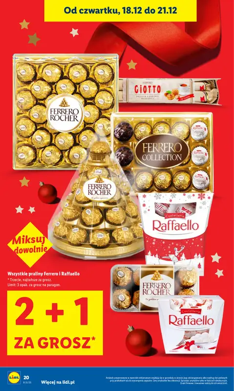 Lidl - gazetka promocyjna Oferta od czwartku od czwartku 18.12 do niedzieli 21.12 - strona 20